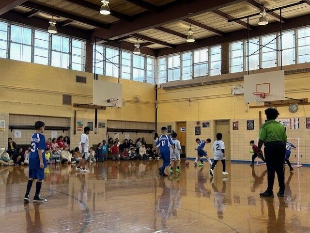 Soccer game at PS 139Q